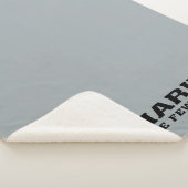 USMC "The Few, The Proud" stapelde zwarte Logo Sherpa Deken (3/4)