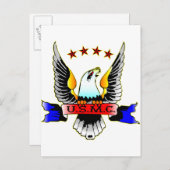USMC van oude stijl Briefkaart (Voorkant / Achterkant)