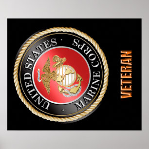 USMC Veteran-Poster Poster