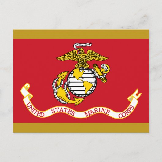 USMC-vlag Briefkaart (Voorkant)