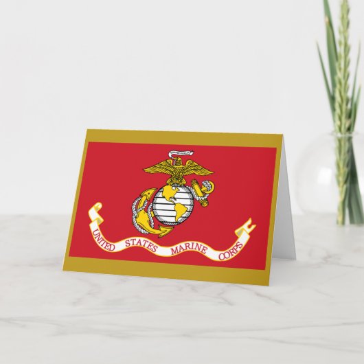USMC-vlag Kaart (Voorkant)