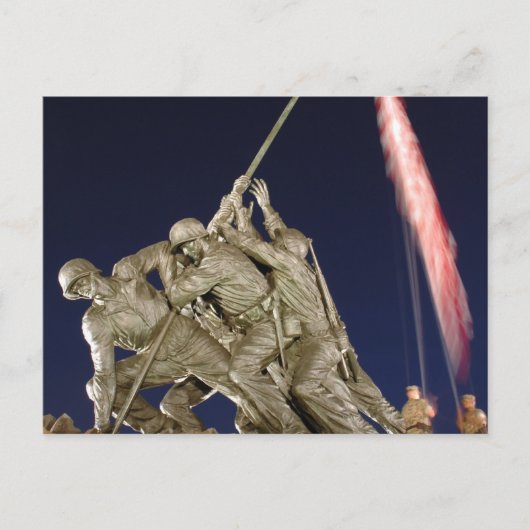 USMC War Memorial Briefkaart (Voorkant)