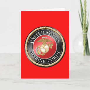 USMC Wenskaart Kaart