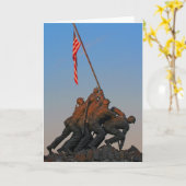 USMC-Wenskaart Kaart (Gele Bloem)