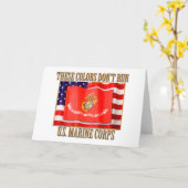 USMC-Wenskaart Kaart (Gele Bloem)