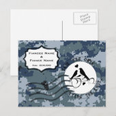 USN Marine Aankondiging en Liefdesvogels (Voorkant / Achterkant)