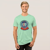 USN RETRO PLEISTER Tri-Blend SHIRT (Voorkant volledig)