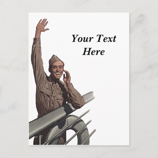 USN Sailor Out-kaart Briefkaart (Voorkant)