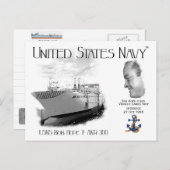 USNS BOB HOPE T-AKR 300 CARGO SHIP BRIEFKAART (Voorkant / Achterkant)