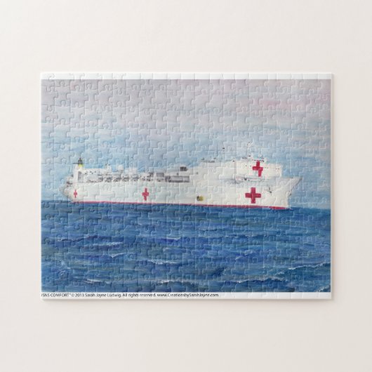 USNS COMFORT LEGPUZZEL (Horizontaal)