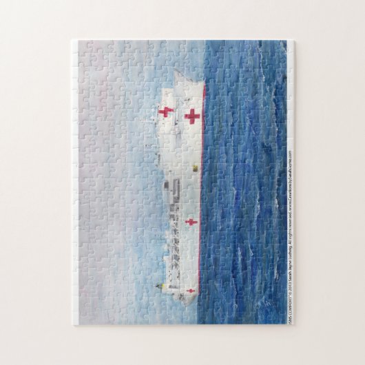 USNS COMFORT LEGPUZZEL (Verticaal)