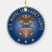 USNSCC Seal Ornament (Achterkant)