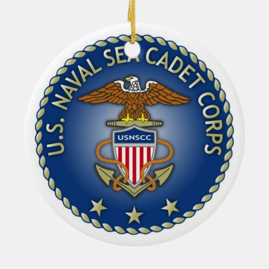 USNSCC Seal Ornament (Achterkant)