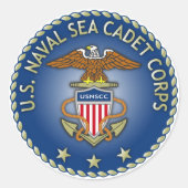 USNSCC Seal Stickers (Voorkant)