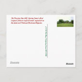 Usonian Inn-postkaart Briefkaart (Achterkant)