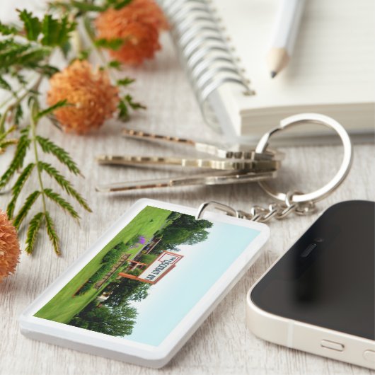 Usonian Inn sleutelhanger - straatbord (Voorkant Rechts)