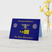 USPHS Commission Corps Captai Promotion Kaart (Gele Bloem)