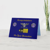 USPHS Commission Corps Captai Promotion Kaart (Voorkant)