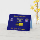 USPHS Commission Corps Kapitein Retirement Kaart (Gele Bloem)