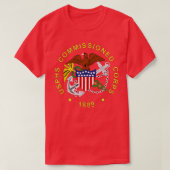 USPHS in opdracht van het Korps BackGrd T-shirt (Design voorkant)
