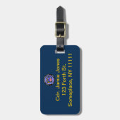 USPHS-Label voor handbagage Bagagelabel (Voorkant verticaal)