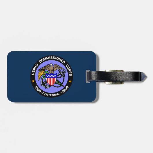 USPHS-Label voor handbagage Bagagelabel (Achterkant horizontaal)