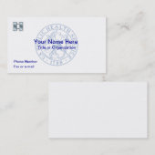 USPHS Luitenant Visitekaartje (Voorkant / Achterkant)