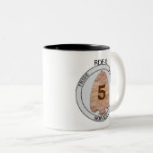 USPHS-Mok Tweekleurige Koffiemok (Voorkant rechts)