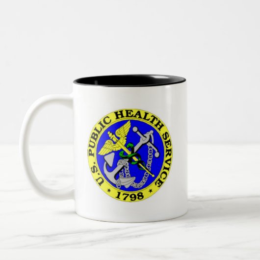 USPHS-Mok Tweekleurige Koffiemok (Links)