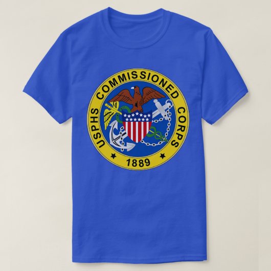 USPHS Opdrachtgever Corps Seal T-shirt (Design voorkant)