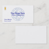 USPHS Visitekaartje verzenden (Voorkant / Achterkant)