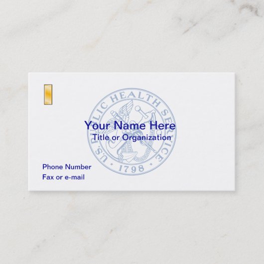 USPHS Visitekaartje verzenden (Voorkant)