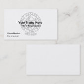 USPHS Visitekaartjes in ruste (Voorkant / Achterkant)