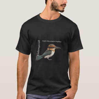 USPS Bedreigde Soort Kingfisher Volledige Stempel T-shirt