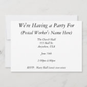 USPS van de Partij voor Postale Postdiensten in ru Kaart (Achterkant)