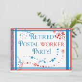 USPS van de Partij voor Postale Postdiensten in ru Kaart (Staand voorkant)