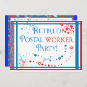 USPS van de Partij voor Postale Postdiensten in ru Kaart (Voorkant / Achterkant)