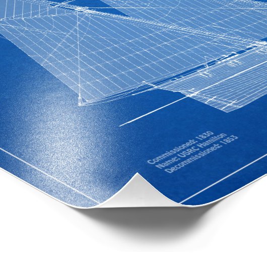 USRC Alexander Hamilton - ABD Foto Afdruk (Hoek)