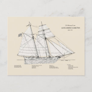 USRC Alexander Hamilton - SBD Briefkaart