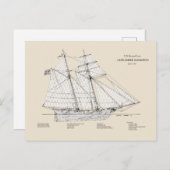 USRC Alexander Hamilton - SBD Briefkaart (Voorkant / Achterkant)