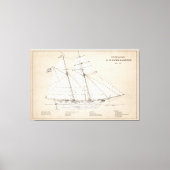 USRC Alexander Hamilton - SBD Canvas Afdruk (Voorkant)