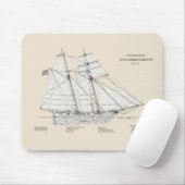 USRC Alexander Hamilton - SBD Muismat (Met muis)