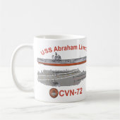 USS Abraham Lincoln CVN-72 Koffiemok (Links)