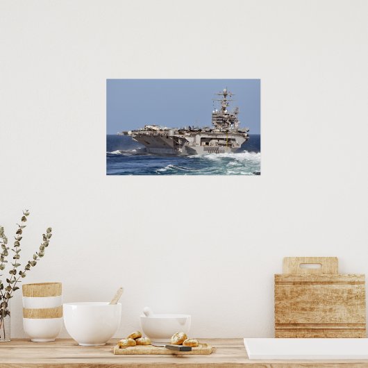 USS Abraham Lincoln (CVN 72) Poster (Keuken)