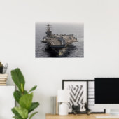 USS Abraham Lincoln (CVN 72) Poster (Thuiskantoor)