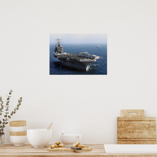 USS Abraham Lincoln (CVN 72) Poster (Keuken)
