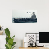 USS Abraham Lincoln (CVN 72) Poster (Thuiskantoor)