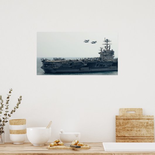 USS Abraham Lincoln (CVN 72) Poster (Keuken)