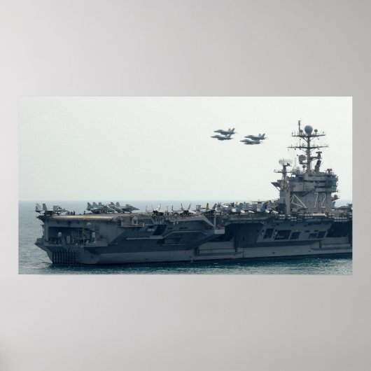 USS Abraham Lincoln (CVN 72) Poster (Voorkant)