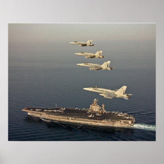 USS Abraham Lincoln (CVN 72) Poster (Voorkant)